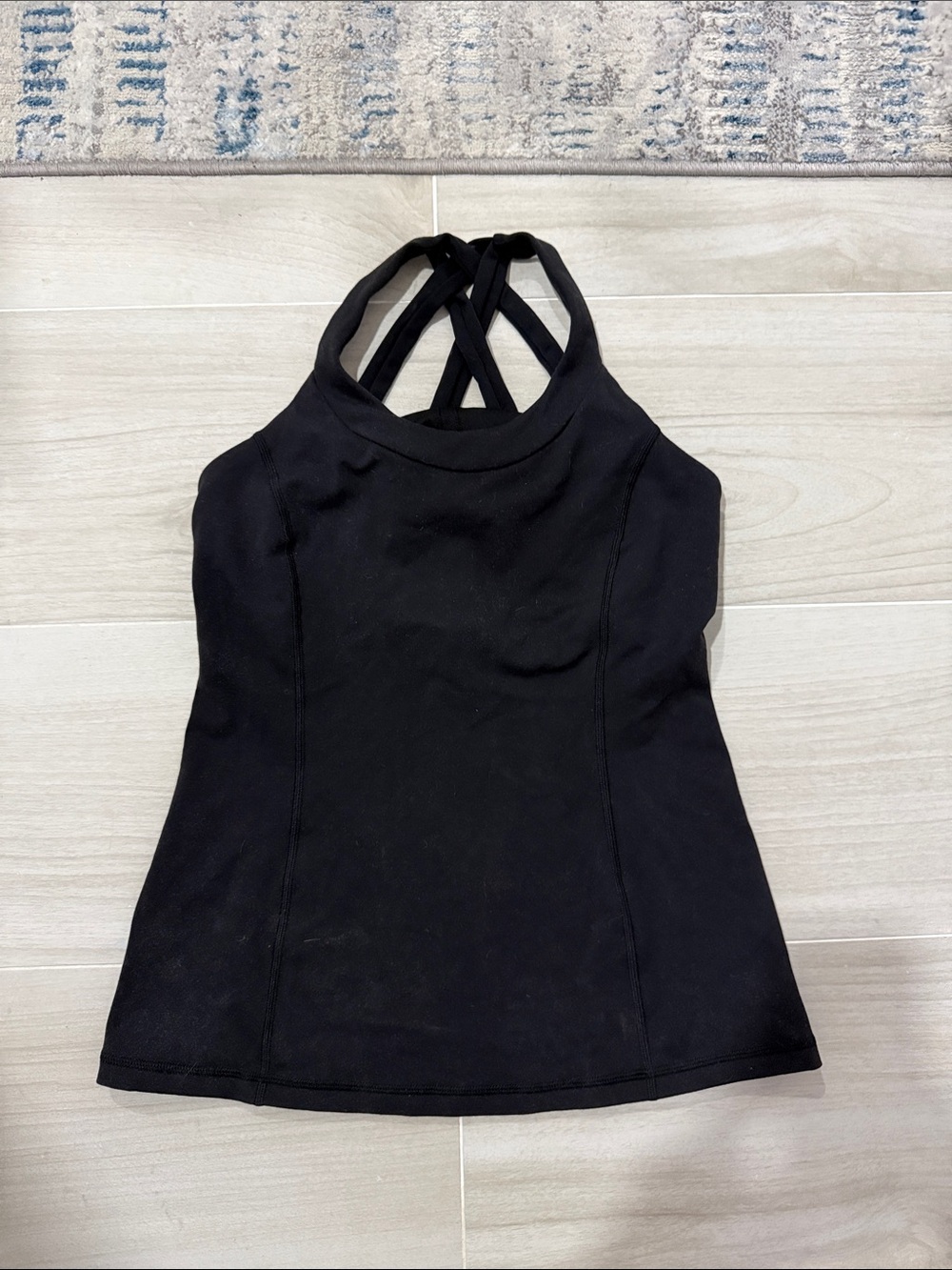 lululemon athletica Black Strappy Performance Tank